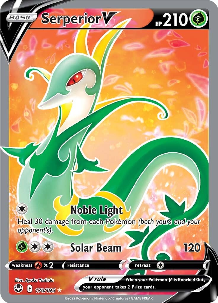 Serperior V (170/195) [Sword & Shield: Silver Tempest] | Card Merchant Takapuna