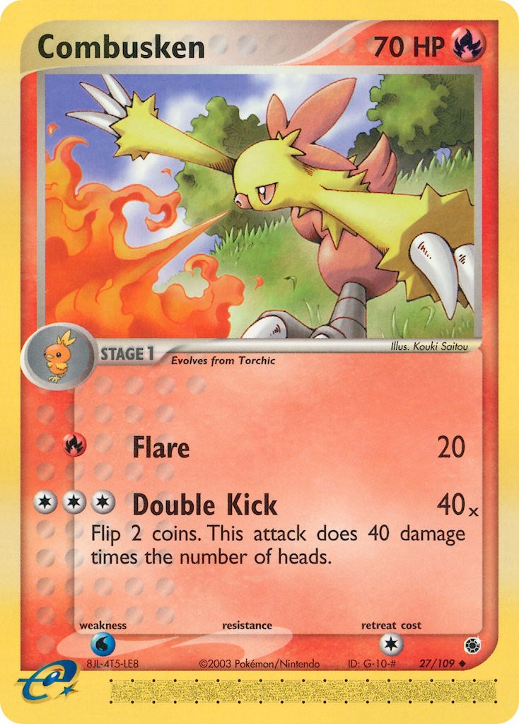 Combusken (27/109) [EX: Ruby & Sapphire] | Card Merchant Takapuna