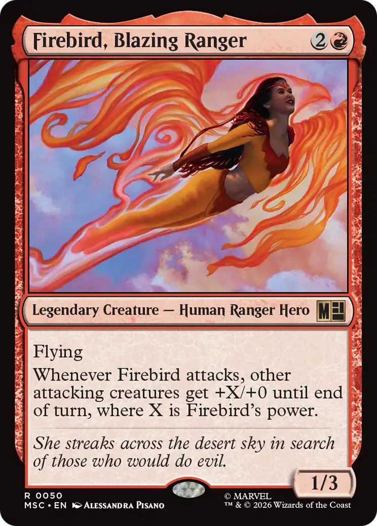 Firebird, Blazing Ranger [Marvel Super Heroes Commander] | Card Merchant Takapuna