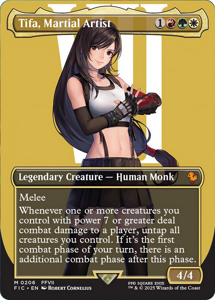 Tifa, Martial Artist (Borderless) [FINAL FANTASY Commander] | Card Merchant Takapuna