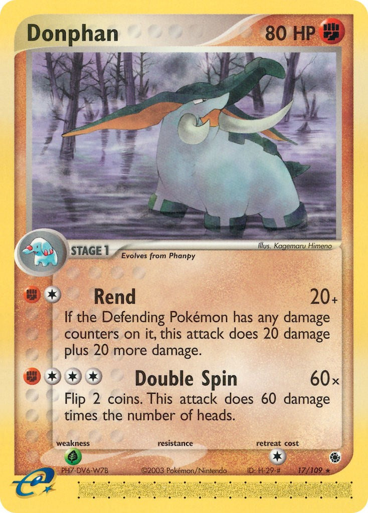 Donphan (17/109) [EX: Ruby & Sapphire] | Card Merchant Takapuna