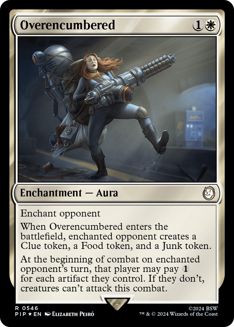 Overencumbered (Surge Foil) [Fallout] | Card Merchant Takapuna