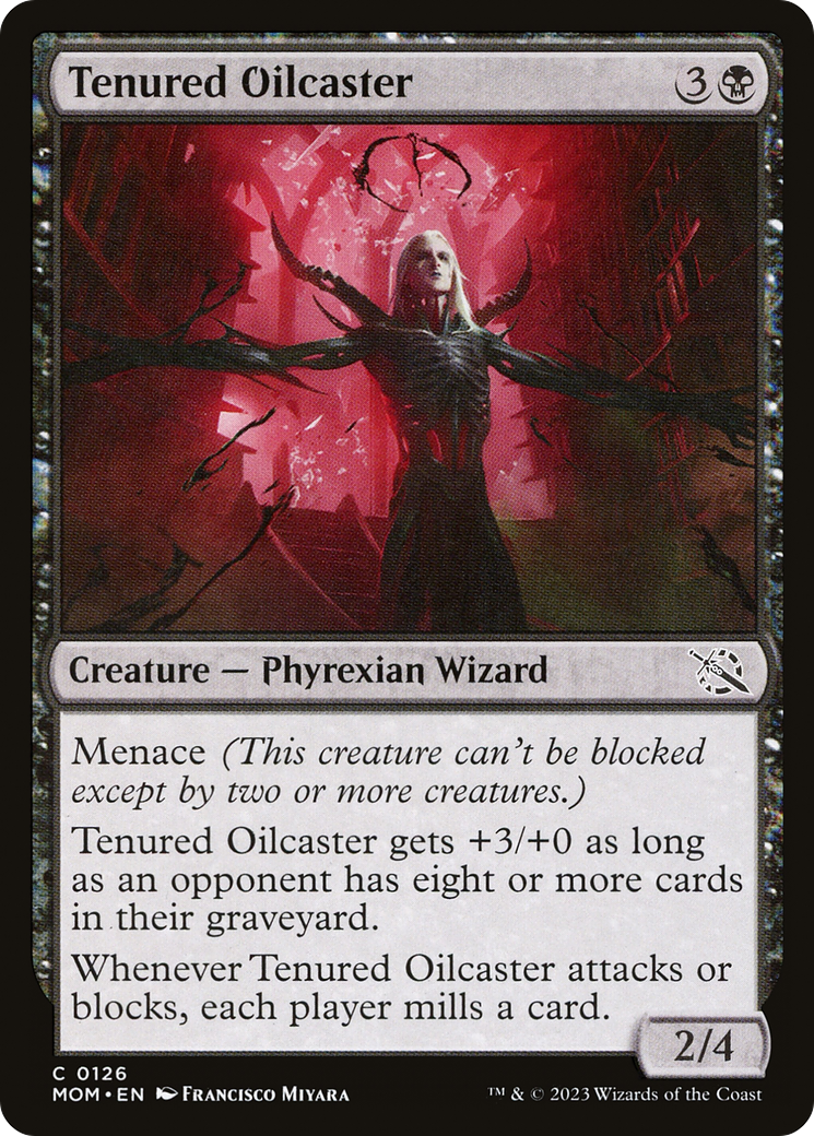 Tenured Oilcaster [March of the Machine] | Card Merchant Takapuna