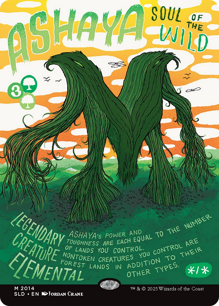 Ashaya, Soul of the Wild [Secret Lair Drop Series] | Card Merchant Takapuna