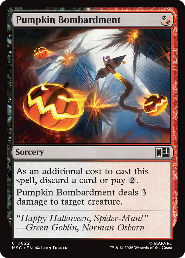 Pumpkin Bombardment [Marvel Super Heroes Commander] | Card Merchant Takapuna