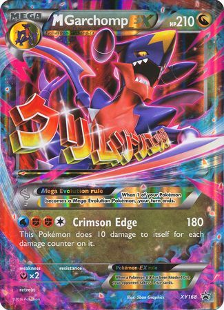 M Garchomp EX (XY168) (Jumbo Card) [XY: Black Star Promos] | Card Merchant Takapuna