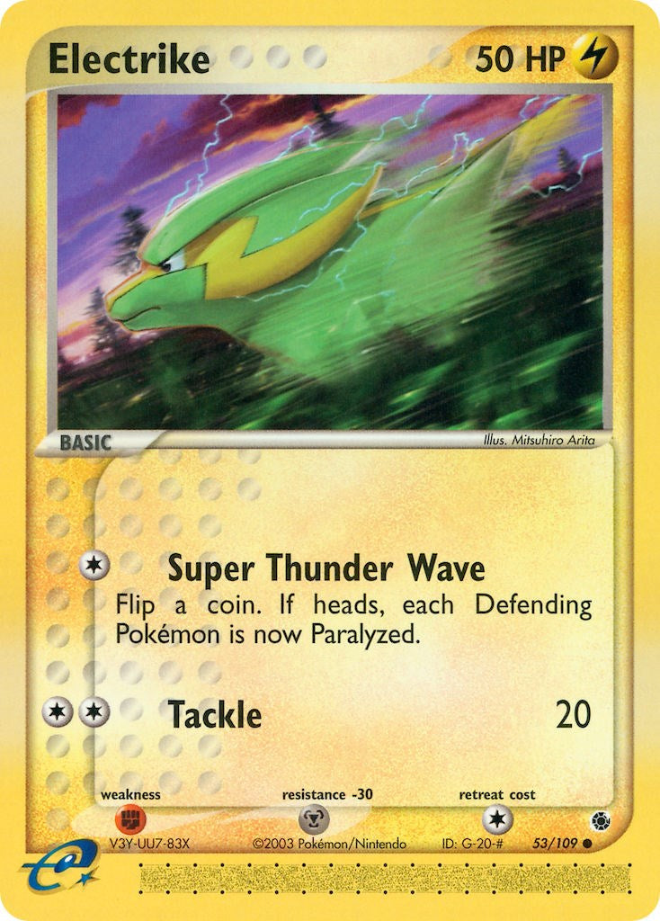 Electrike (53/109) [EX: Ruby & Sapphire] | Card Merchant Takapuna