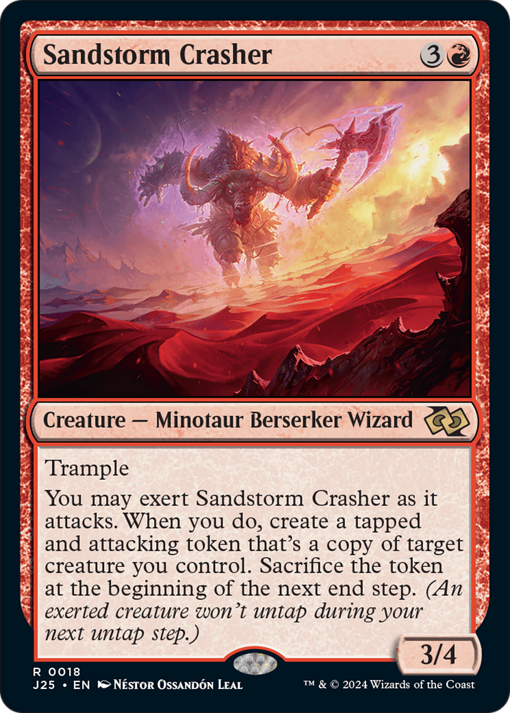Sandstorm Crasher [Foundations Jumpstart] | Card Merchant Takapuna