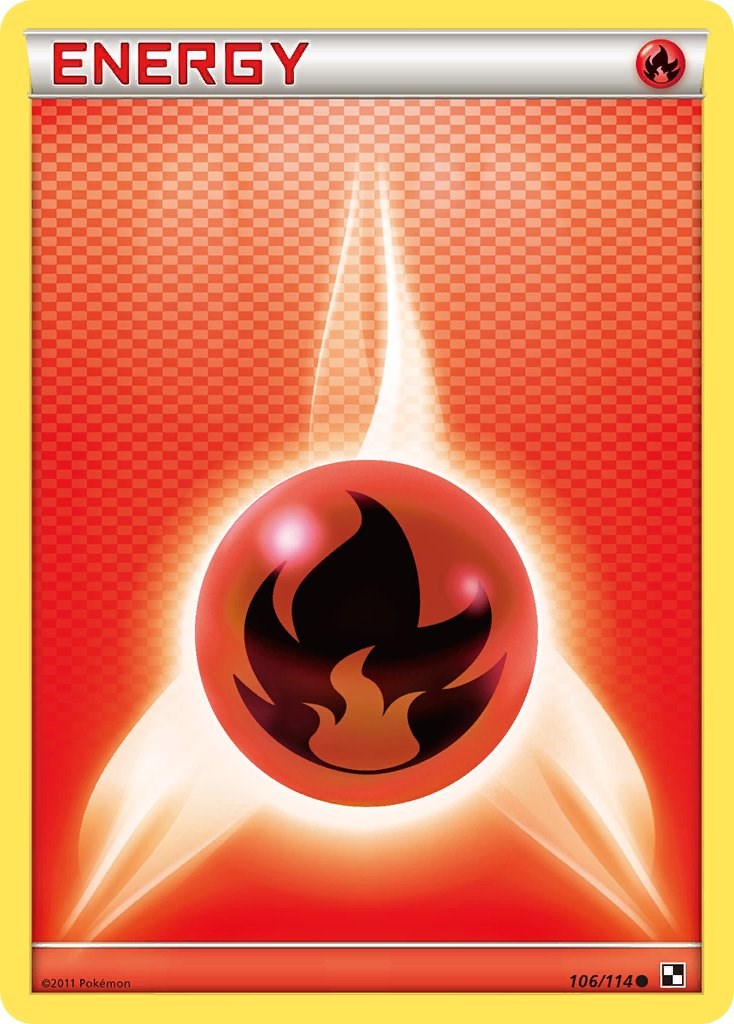 Fire Energy (106/114) [Black & White: Base Set] | Card Merchant Takapuna