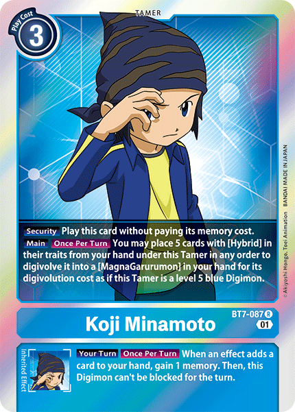 Koji Minamoto [BT7-087] [Next Adventure] | Card Merchant Takapuna