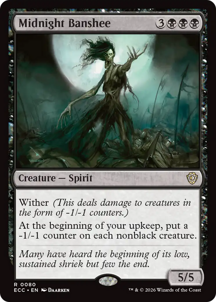 Midnight Banshee [Lorwyn Eclipsed Commander] | Card Merchant Takapuna