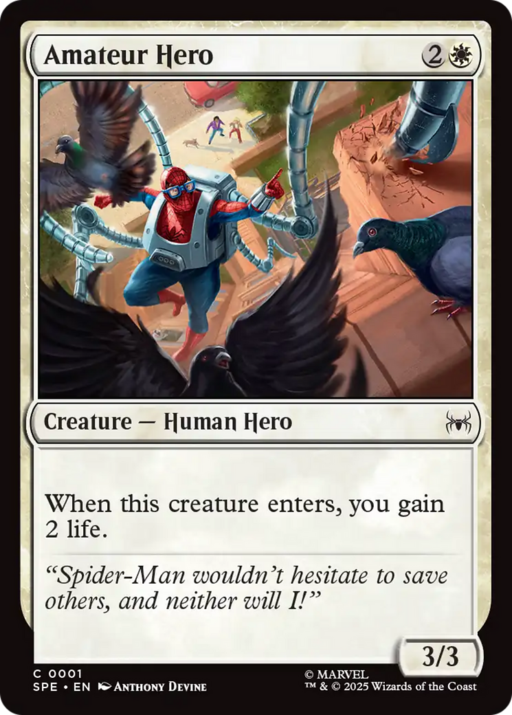 Amateur Hero [Marvel's Spider-Man: Eternal-Legal] | Card Merchant Takapuna