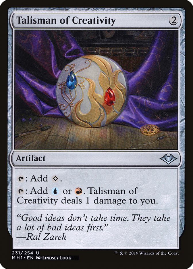Talisman of Creativity [Modern Horizons] | Card Merchant Takapuna