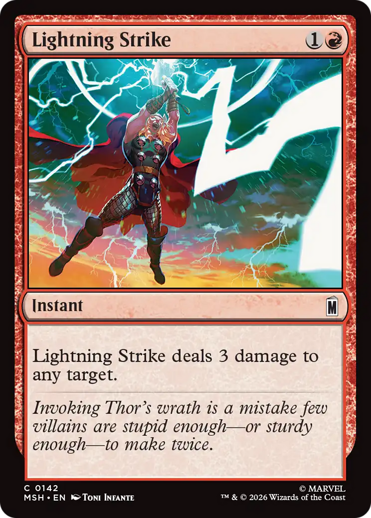 Lightning Strike [Marvel Super Heroes] | Card Merchant Takapuna