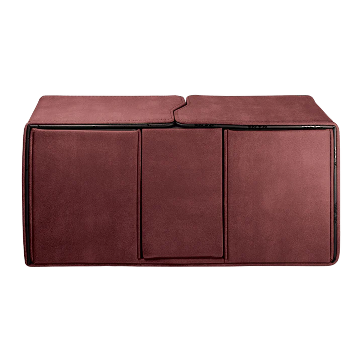 Ultra Pro: Alcove Vault Deck Box- Suede Ruby | Card Merchant Takapuna