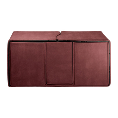 Ultra Pro: Alcove Vault Deck Box- Suede Ruby | Card Merchant Takapuna
