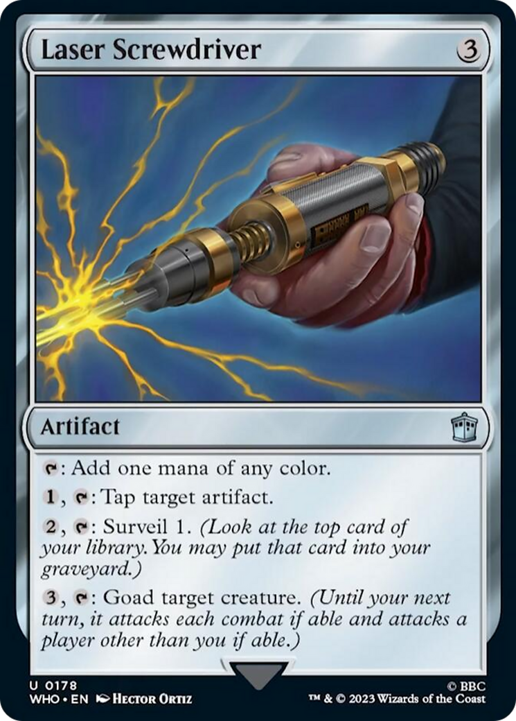 Laser Screwdriver [Doctor Who] | Card Merchant Takapuna