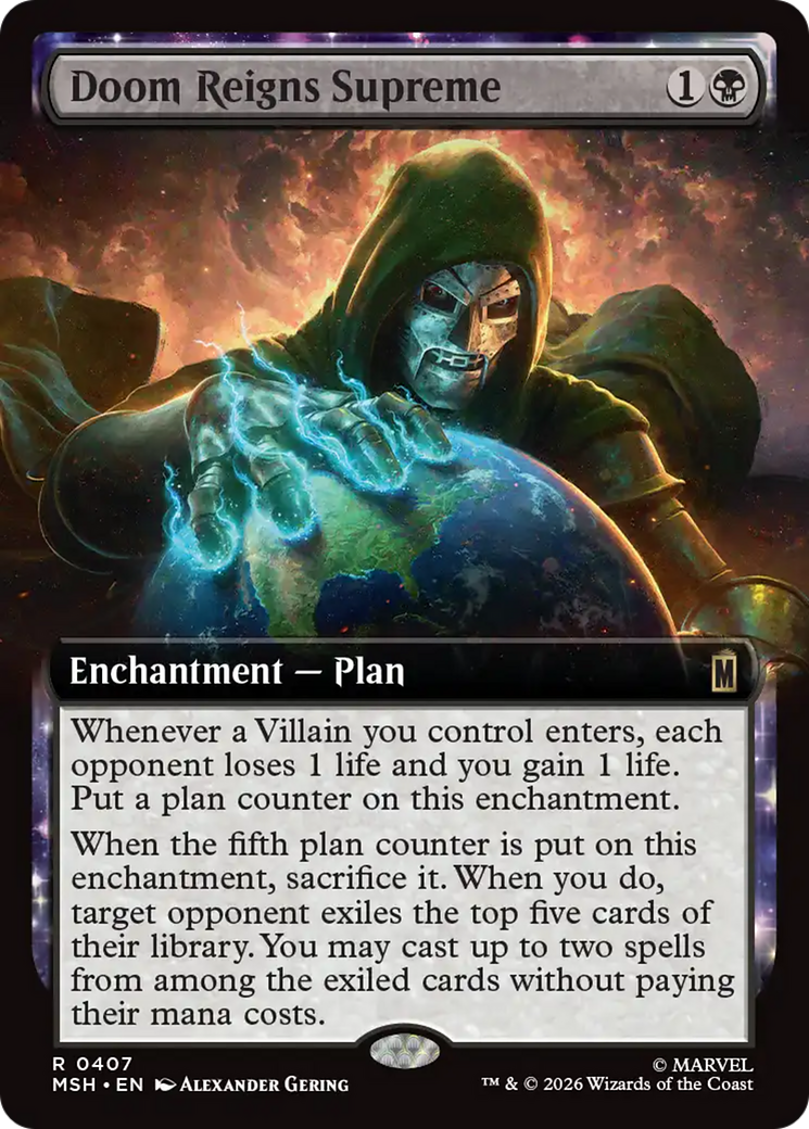 Doom Reigns Supreme (Extended Art) [Marvel Super Heroes] | Card Merchant Takapuna