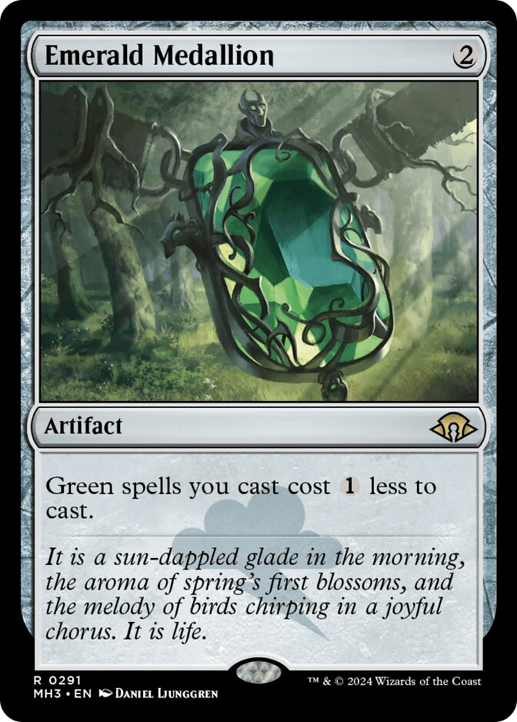 Emerald Medallion [Modern Horizons 3] | Card Merchant Takapuna
