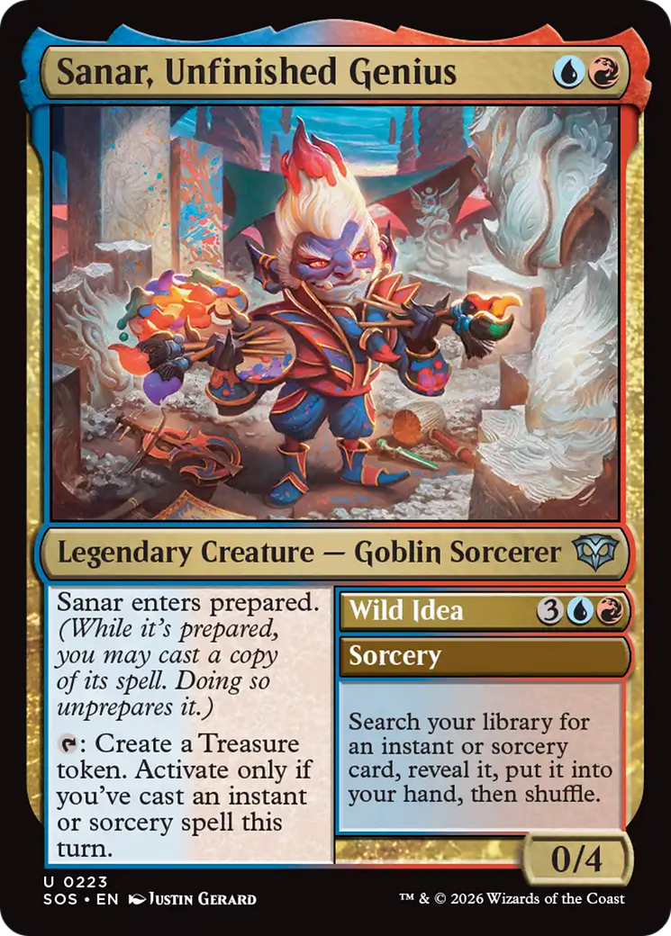 Sanar, Unfinished Genius [Secrets of Strixhaven] | Card Merchant Takapuna