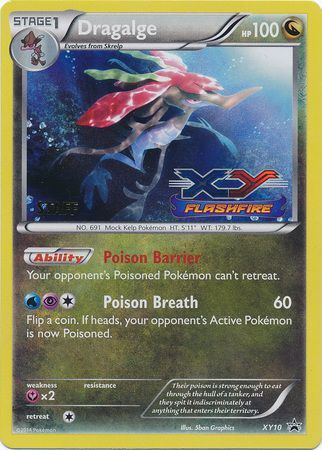 Dragalge (XY10) (Staff) [XY: Black Star Promos] | Card Merchant Takapuna