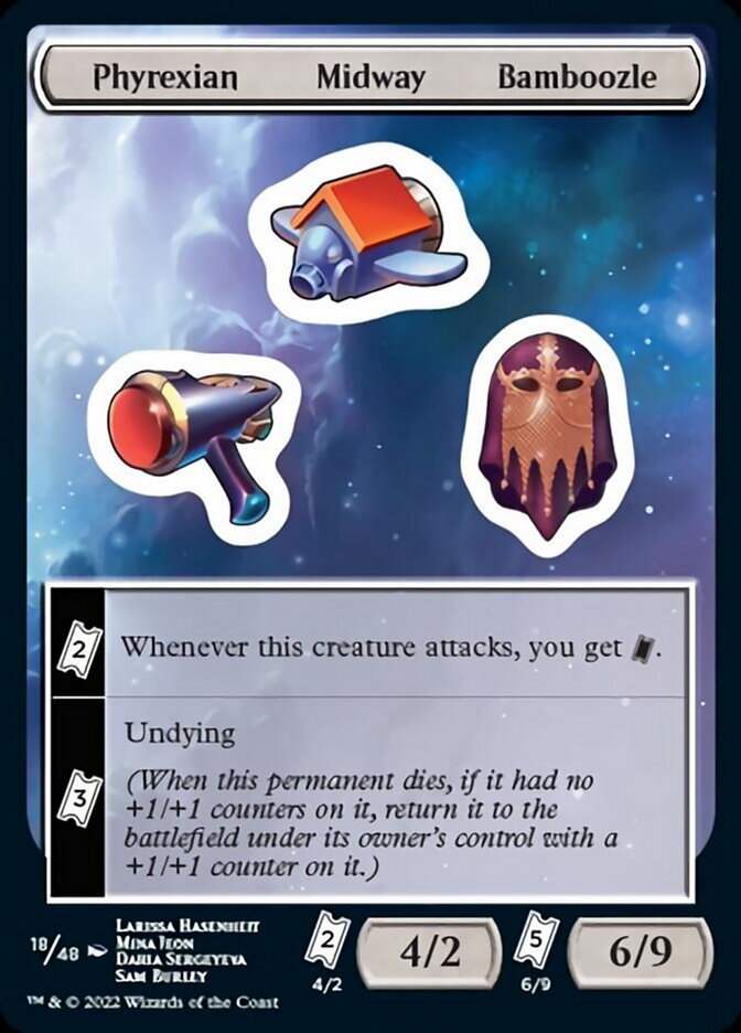Phyrexian Midway Bamboozle [Unfinity Stickers] | Card Merchant Takapuna