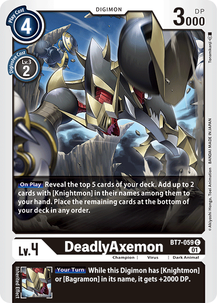 DeadlyAxemon [BT7-059] [Next Adventure] | Card Merchant Takapuna