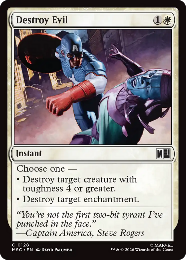 Destroy Evil [Marvel Super Heroes Commander] | Card Merchant Takapuna