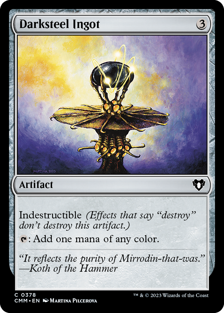 Darksteel Ingot [Commander Masters] | Card Merchant Takapuna