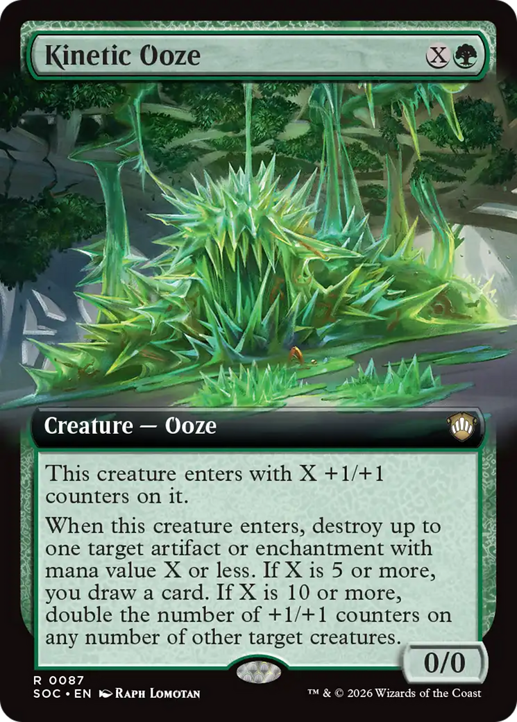 Kinetic Ooze (Extended Art) [Secrets of Strixhaven Commander] | Card Merchant Takapuna