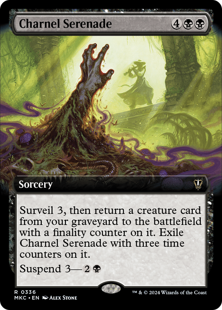 Charnel Serenade (Extended Art) [Murders at Karlov Manor Commander] | Card Merchant Takapuna