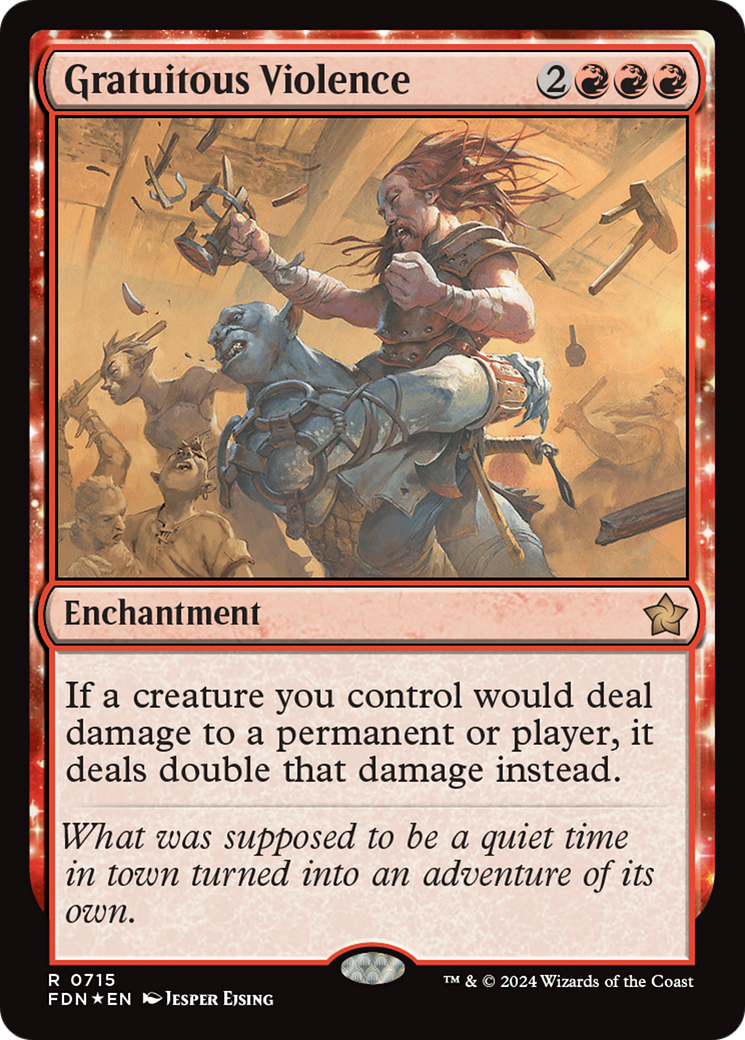 Gratuitous Violence [Foundations] | Card Merchant Takapuna
