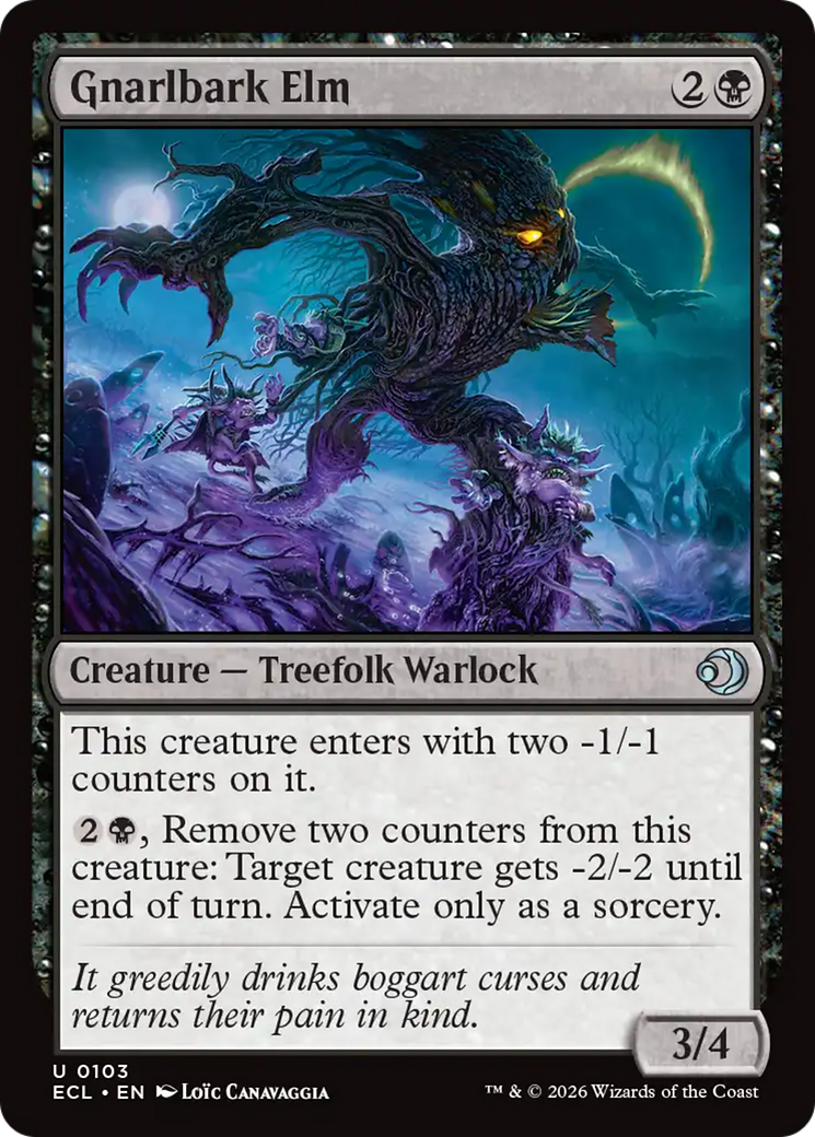 Gnarlbark Elm [Lorwyn Eclipsed] | Card Merchant Takapuna