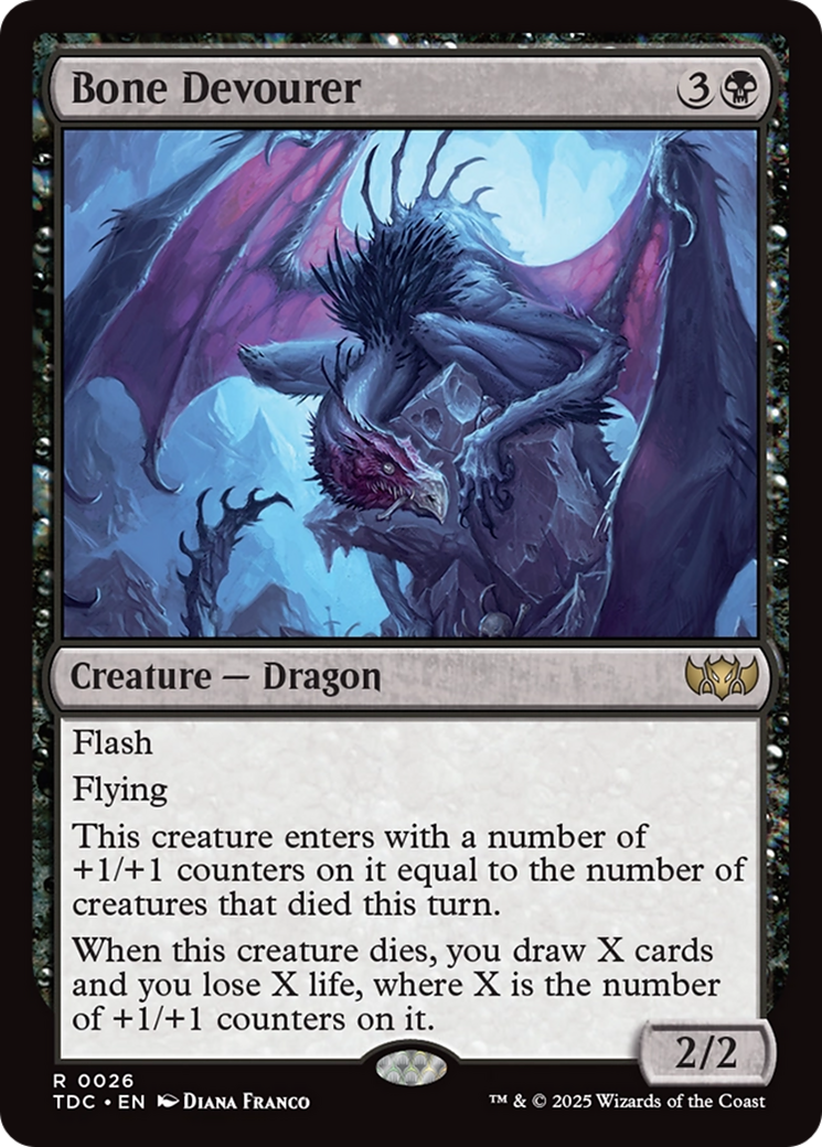 Bone Devourer [Tarkir: Dragonstorm Commander] | Card Merchant Takapuna