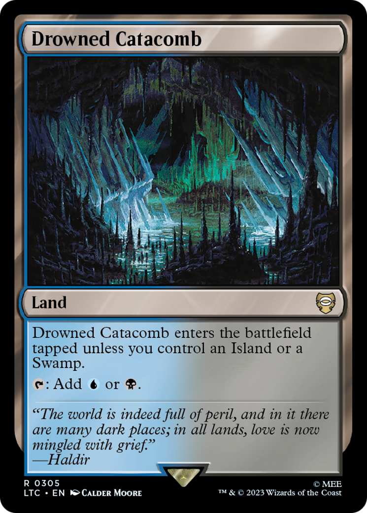 Drowned Catacomb [The Lord of the Rings: Tales of Middle-Earth Commander] | Card Merchant Takapuna