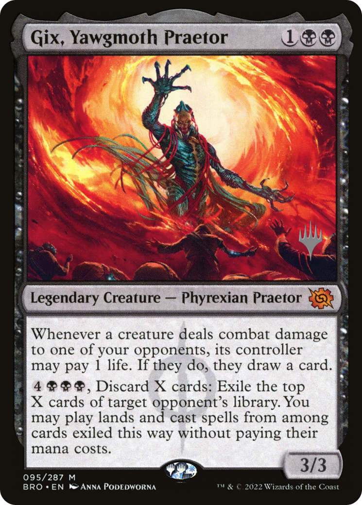 Gix, Yawgmoth Praetor (Promo Pack) [The Brothers' War Promos] | Card Merchant Takapuna
