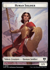 Elemental (0037) // Human Soldier Double-Sided Token [Commander Masters Tokens] | Card Merchant Takapuna