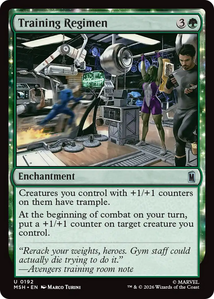 Training Regimen [Marvel Super Heroes] | Card Merchant Takapuna