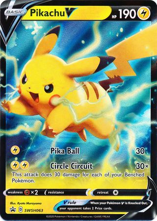 Pikachu V (SWSH063) [Sword & Shield: Black Star Promos] | Card Merchant Takapuna