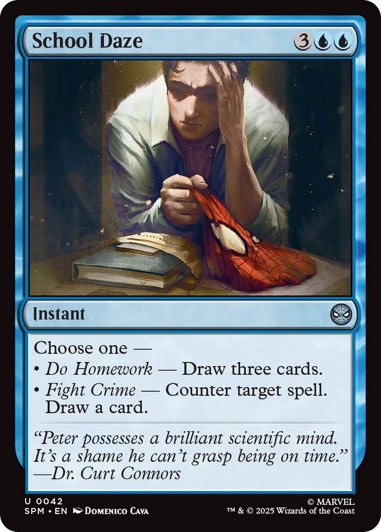 School Daze [Marvel's Spider-Man] | Card Merchant Takapuna