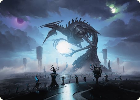 Blue Sun's Twilight Art Card [Phyrexia: All Will Be One Art Series] | Card Merchant Takapuna