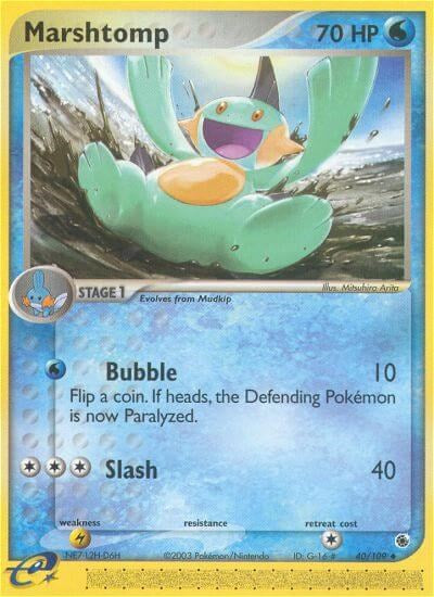 Marshtomp (40/109) [EX: Ruby & Sapphire] | Card Merchant Takapuna