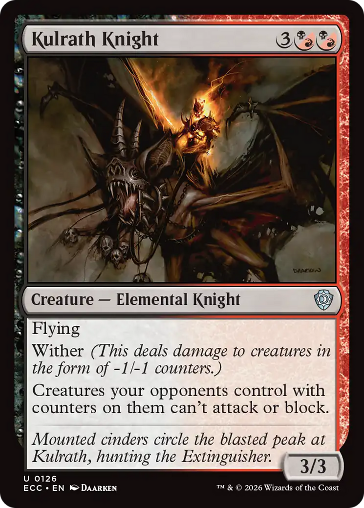 Kulrath Knight [Lorwyn Eclipsed Commander] | Card Merchant Takapuna