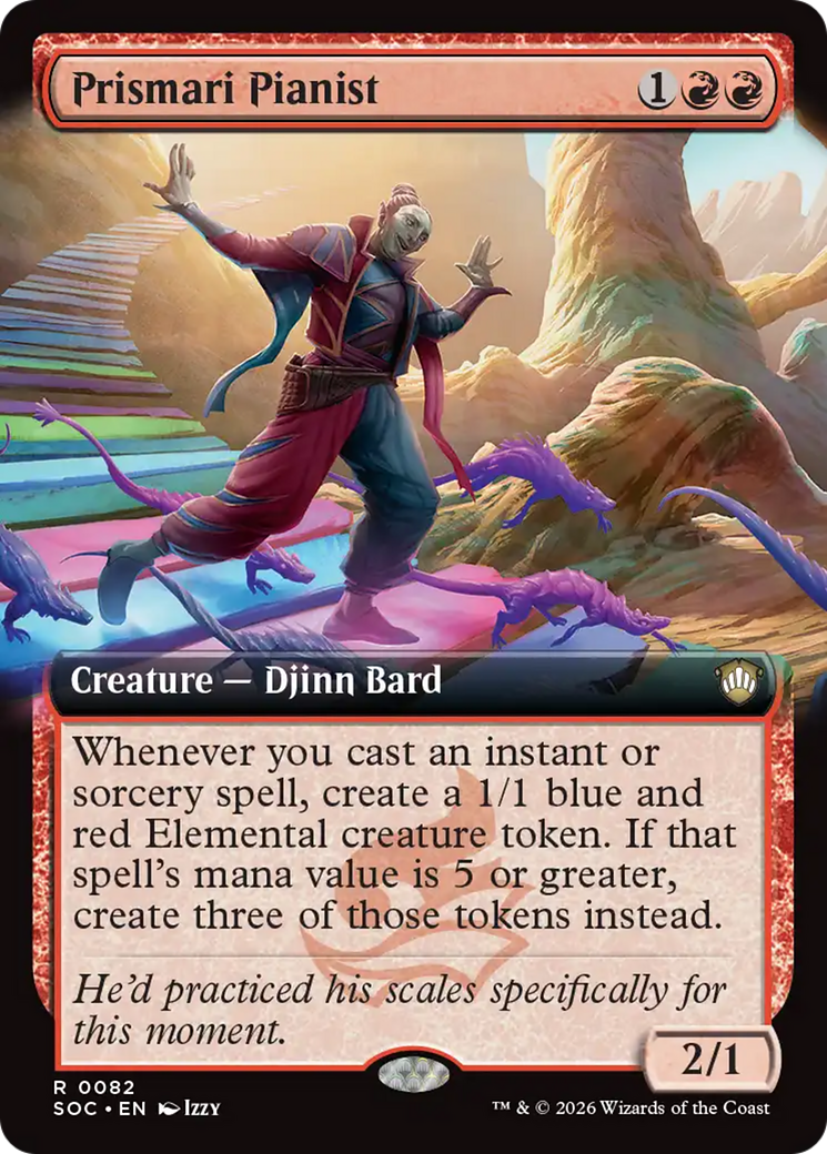 Prismari Pianist (Extended Art) [Secrets of Strixhaven Commander] | Card Merchant Takapuna
