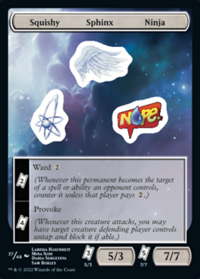 Squishy Sphinx Ninja [Unfinity Stickers] | Card Merchant Takapuna