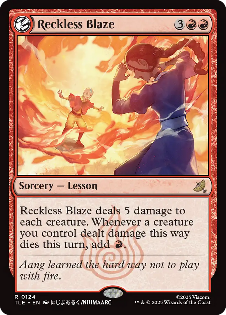 Reckless Blaze [Avatar: The Last Airbender: Eternal-Legal] | Card Merchant Takapuna