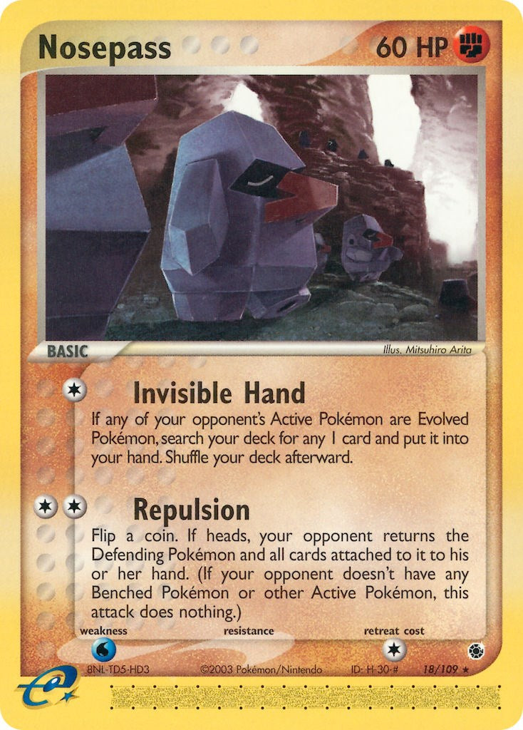 Nosepass (18/109) [EX: Ruby & Sapphire] | Card Merchant Takapuna