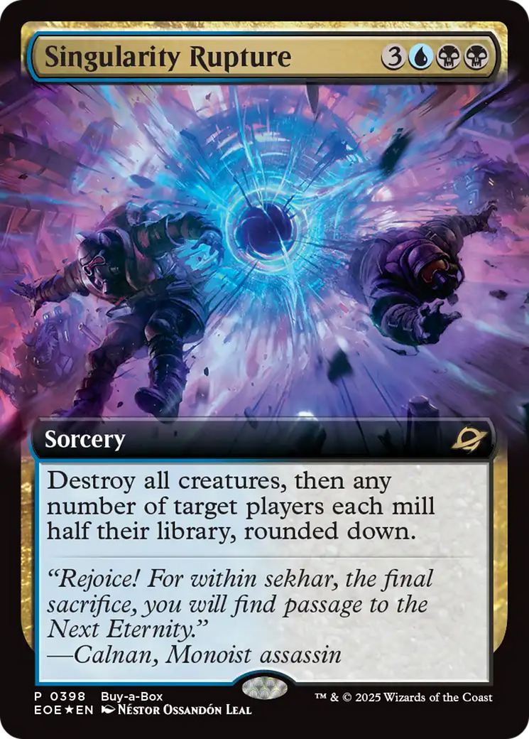 Singularity Rupture [Edge of Eternities Promo Pack] | Card Merchant Takapuna