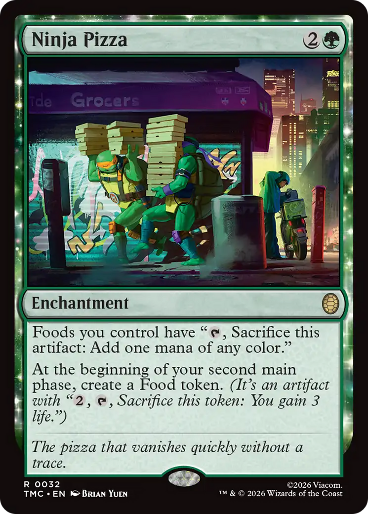 Ninja Pizza [Teenage Mutant Ninja Turtles Commander] | Card Merchant Takapuna