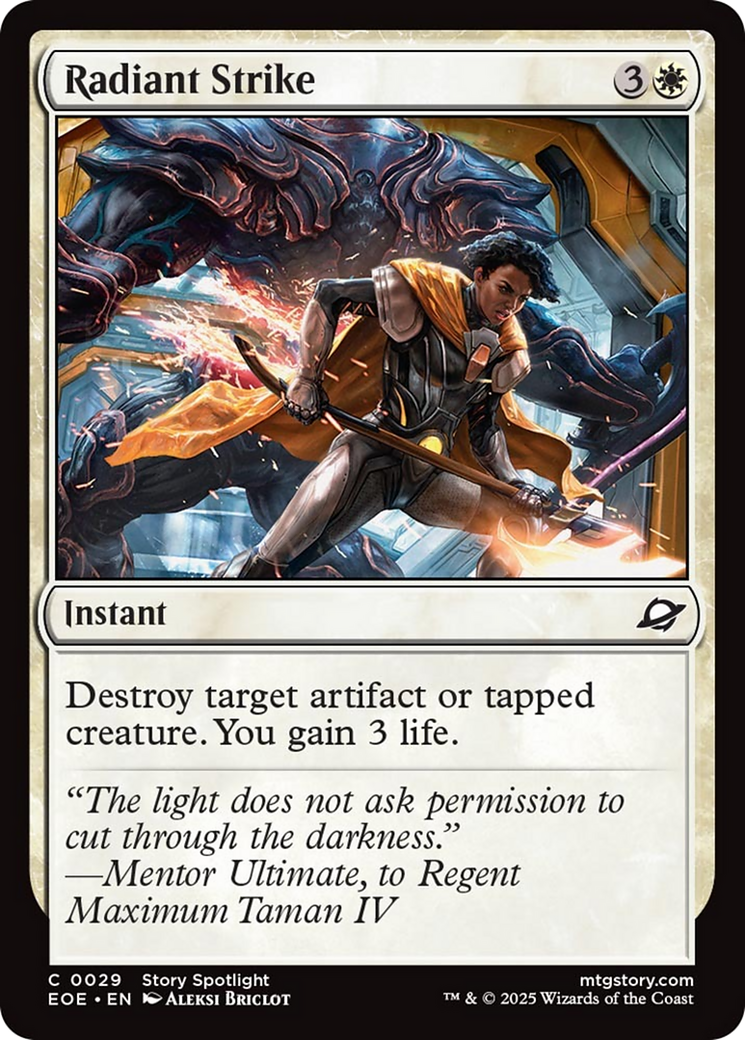 Radiant Strike [Edge of Eternities] | Card Merchant Takapuna